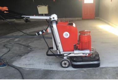 RONLON R590 ground treatment grinding polishing machine working in South Africa--January 3, 2022
