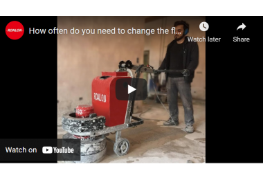 R460 concrete floor grinder in Israel