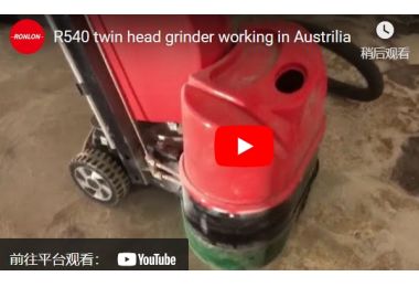 R540 twin head grinder working in Austrilia