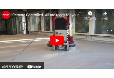 RC1300 Remote Control Concret Grinder Video